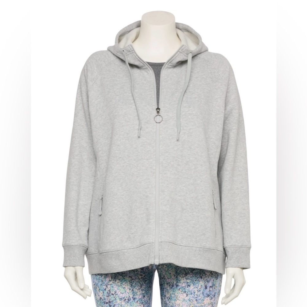 Tek Gear® Adaptive Ultrasoft Fleece Hooded Jacket. New with tags. Size 2X